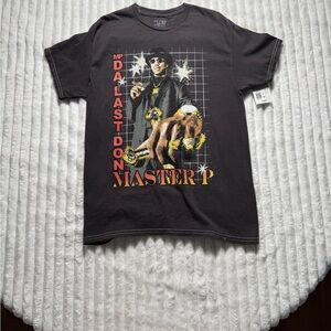 Black Graphic T-Shirt with Master P Design